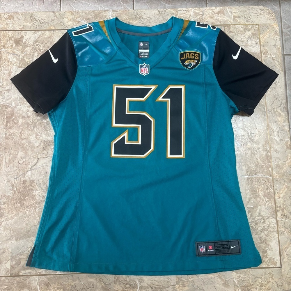 Nike NFL Jacksonville Jaguars #51 Paul Posluszny Women’s On-Field Jersey L